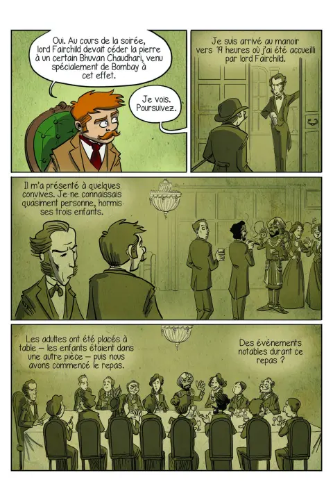 Planche de l'album Sherlock Holmes - La BD dont vous êtes le héros Tome 9 Mystères à Sorrowdale Manor