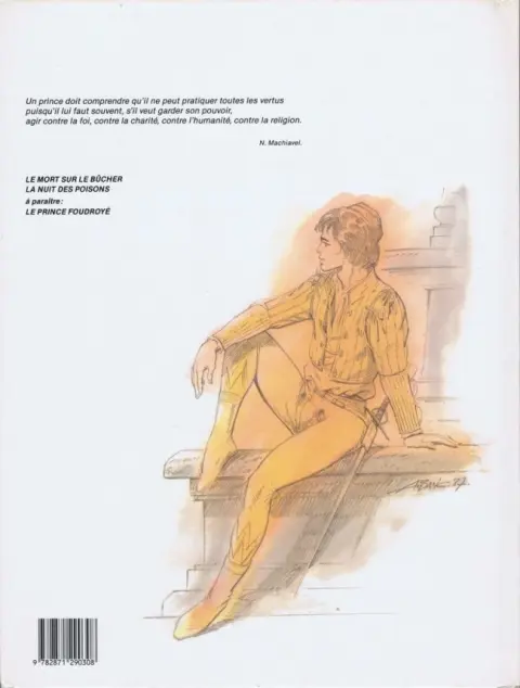 Verso de l'album La Toile et la dague Tome 2 La nuit des poisons