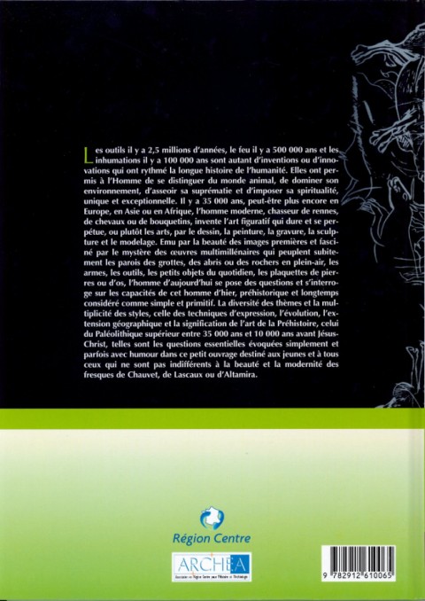 Verso de l'album L'Art Préhistorique Art de Brute ou Art Brut ?