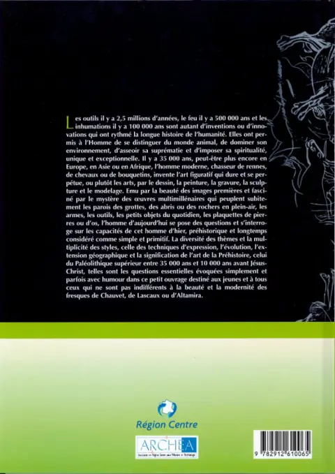 Verso de l'album L'Art Préhistorique Art de Brute ou Art Brut ?