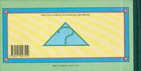 Verso de l'album Une bande dessinée dont tu es le héros Tome 1 La peur du Louvre