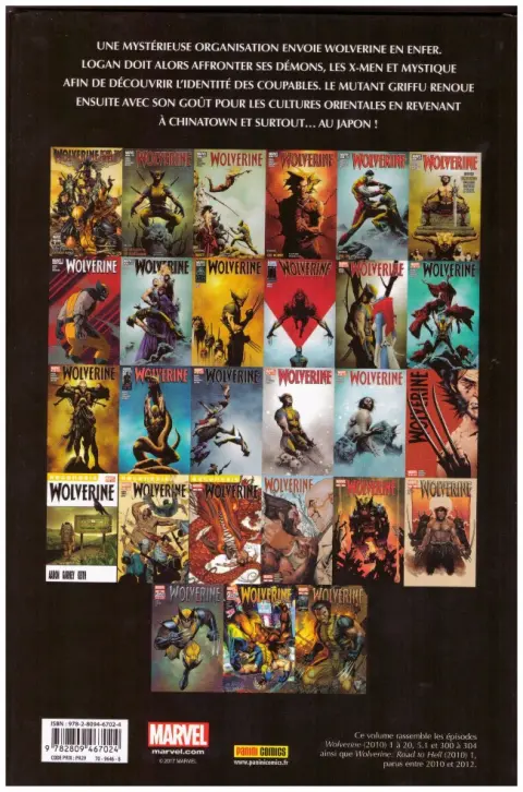 Verso de l'album Wolverine Tome 2 La Revanche