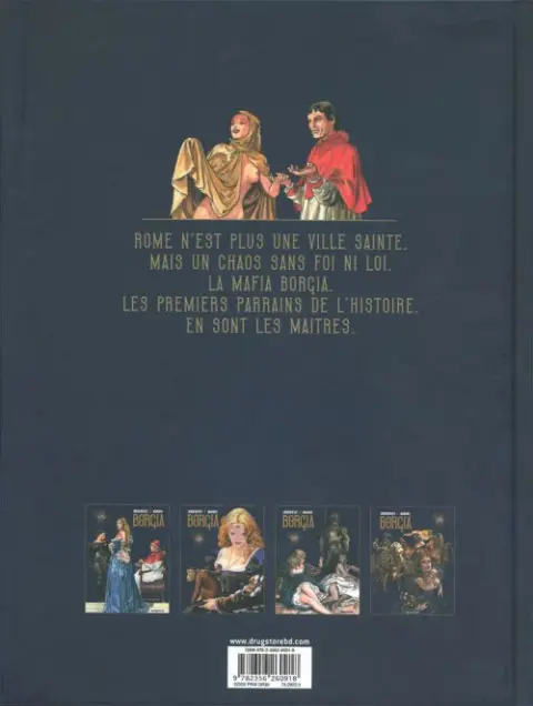 Verso de l'album Borgia Tome I Du sang pour le pape