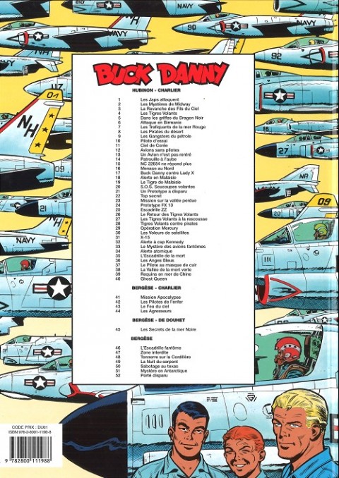 Verso de l'album Buck Danny Tome 2 Les Mystères de Midway