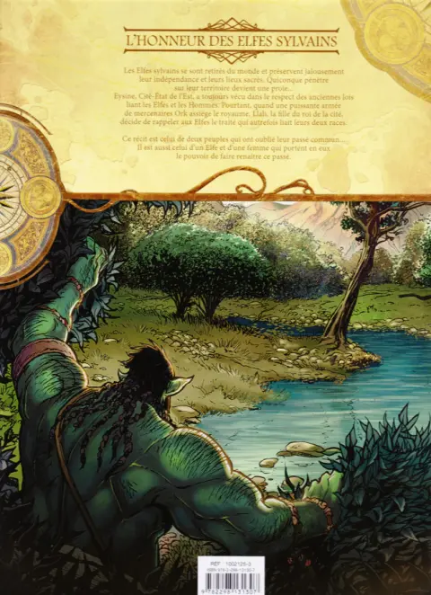 Verso de l'album Elfes Tome 2 L'Honneur des Elfes sylvains