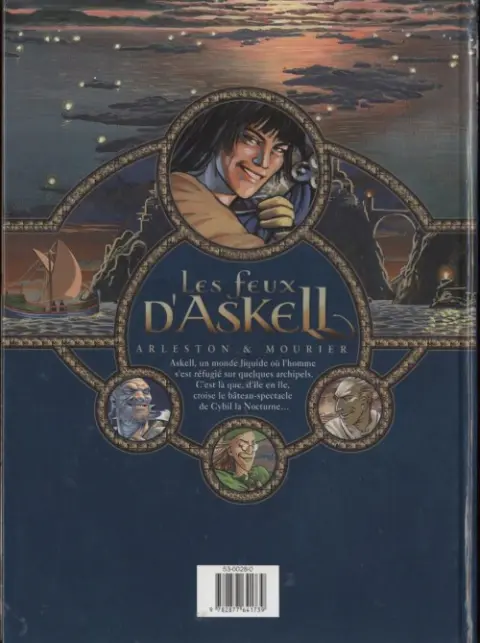 Verso de l'album Les Feux d'Askell Tome 1 L'onguent admirable
