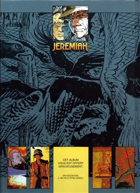 Verso de l'album Jeremiah Tome 1 La nuit des rapaces