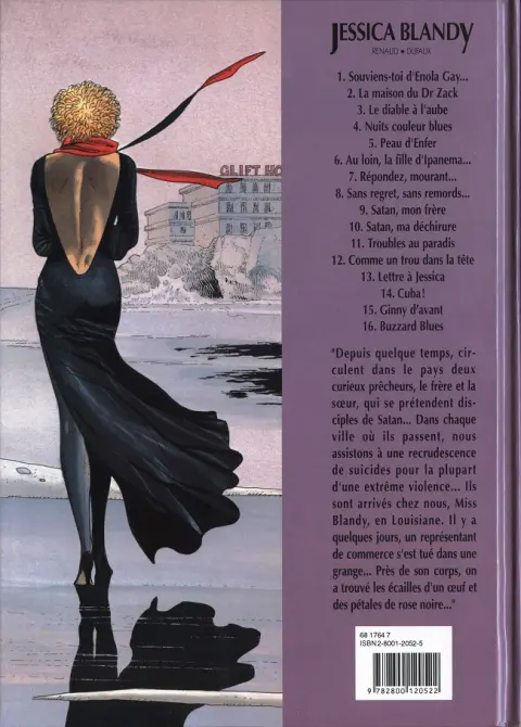 Verso de l'album Jessica Blandy Tome 9 Satan, mon frère