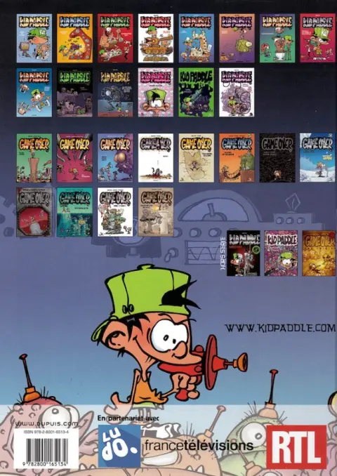Verso de l'album Kid Paddle Tome 6 Rodéo Blork