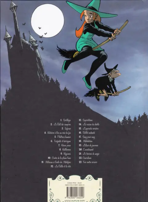 Verso de l'album Mélusine Tome 9 Hypnosis