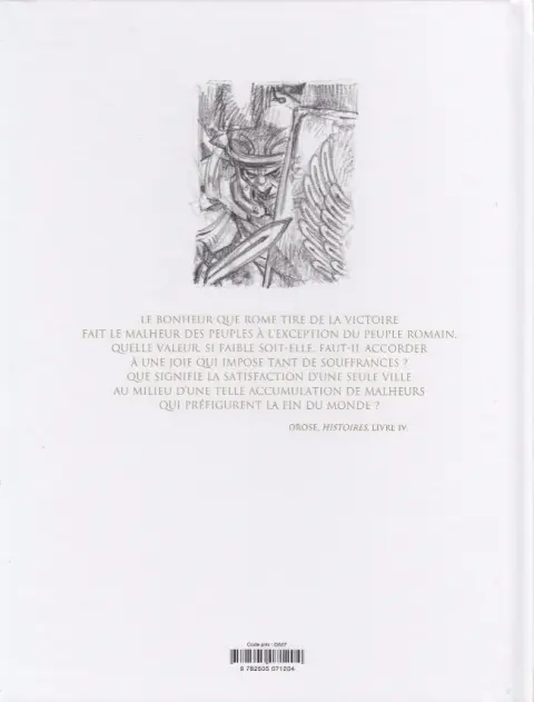 Verso de l'album Murena Tome 10 Le Banquet