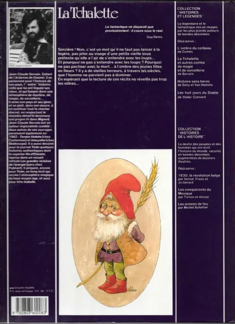 Verso de l'album La Tchalette