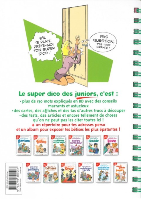 Verso de l'album Les guides junior Le Super Dico des Juniors - 2010