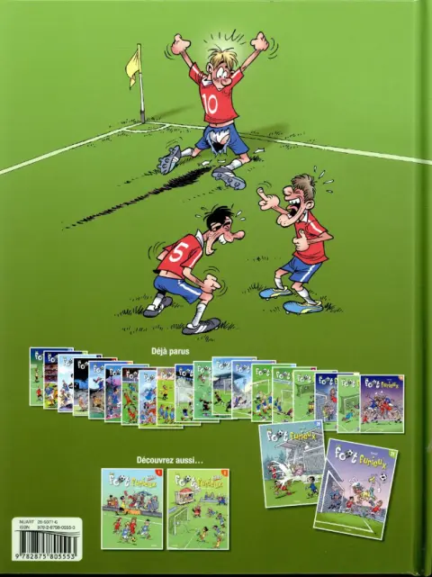 Verso de l'album Les Foot furieux Tome 21