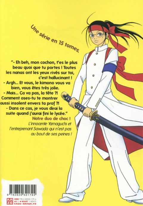 Verso de l'album Gokusen 15