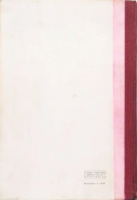 Verso de l'album Le journal de Spirou Album N° 11
