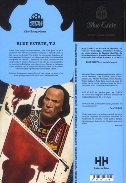 Verso de l'album Blue Estate Tome 3