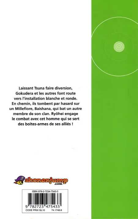 Verso de l'album Mon prof le tueur - Reborn ! 21 Voilà le Sistema Cai !