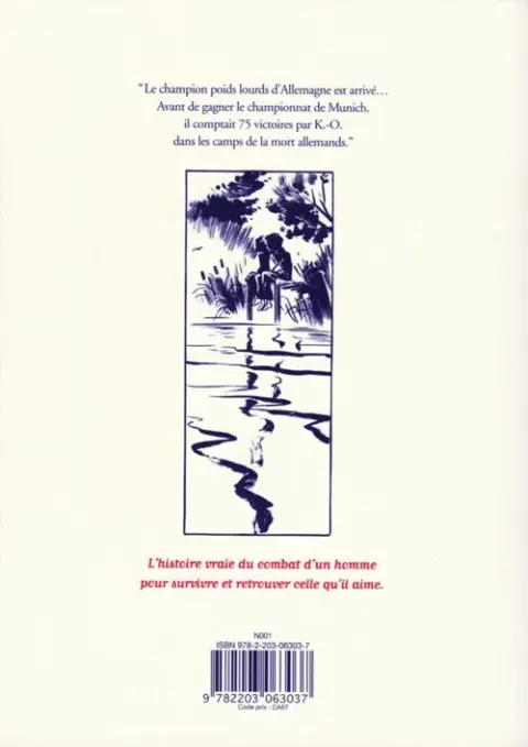 Verso de l'album Le Boxeur