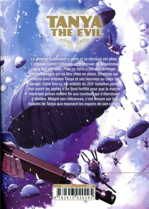 Verso de l'album Tanya The Evil 7
