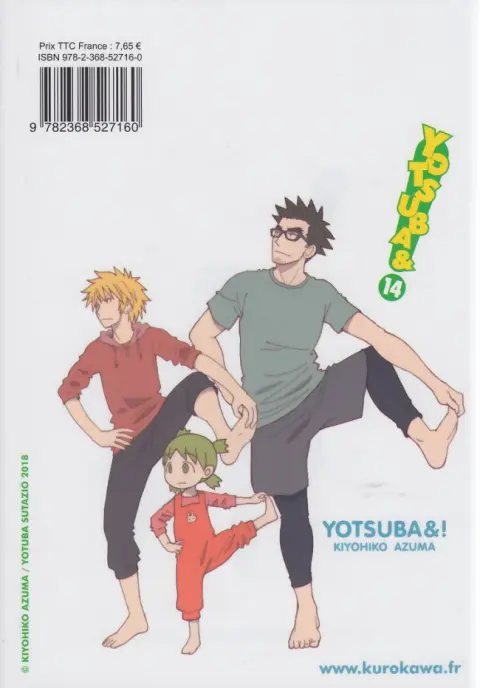 Verso de l'album Yotsuba & 14