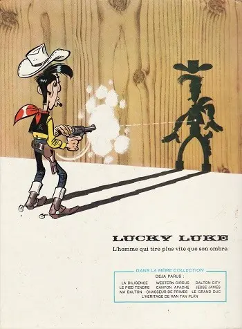 Verso de l'album Lucky Luke Tome 40 Le grand duc