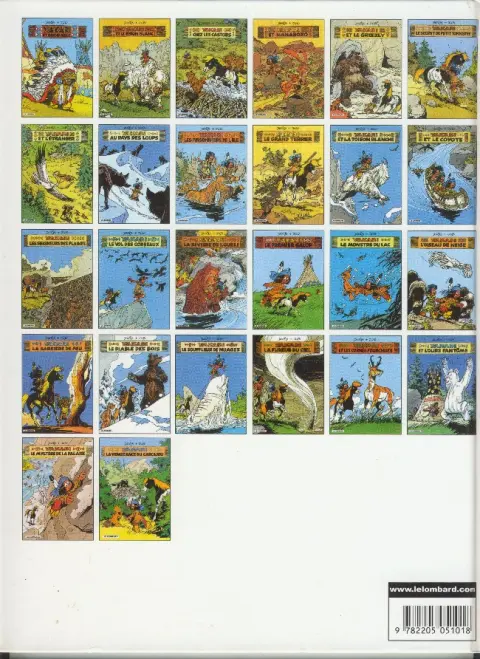 Verso de l'album Yakari Tome 24 Yakari et l'ours fantôme
