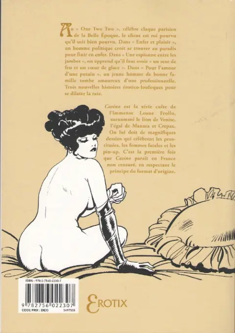 Verso de l'album Casino Volume 3