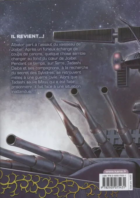 Verso de l'album Capitaine Albator - Dimension voyage 8