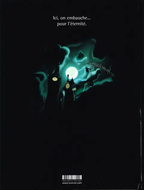 Verso de l'album Zombillénium 5 Vendredi noir