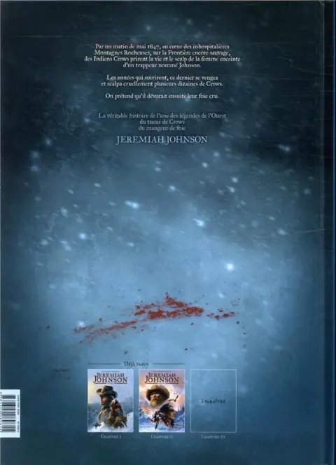 Verso de l'album Jeremiah Johnson Chapitre II