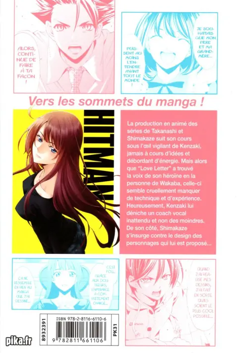 Verso de l'album Hitman - Les coulisses du manga 9