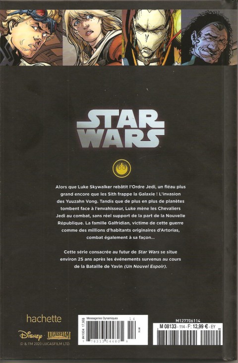 Verso de l'album Star Wars - Légendes - La Collection Tome 114 Invasion - III. Vérités