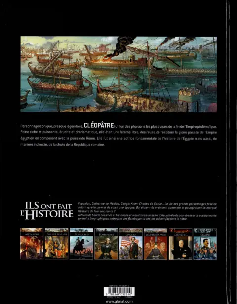 Verso de l'album Ils ont fait l'Histoire Tome 31 Cléopatre