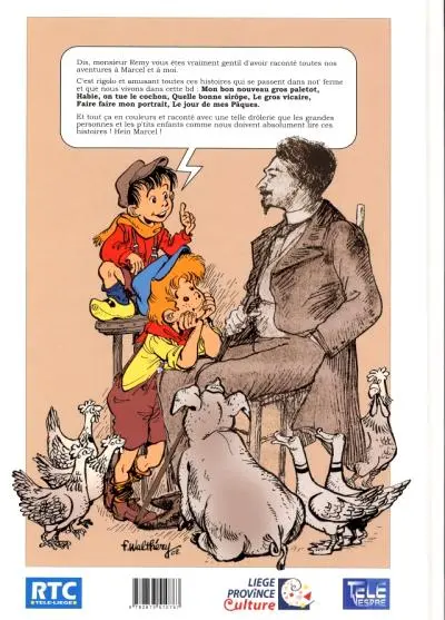 Verso de l'album Les Ceux de chez nous Tome 1