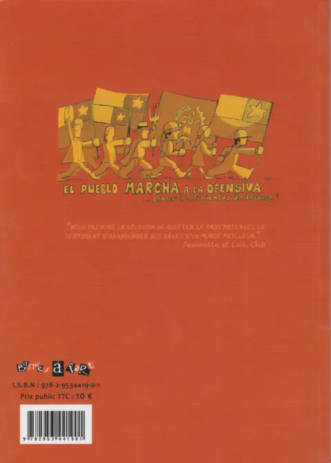 Verso de l'album Le monde dans un mouchoir