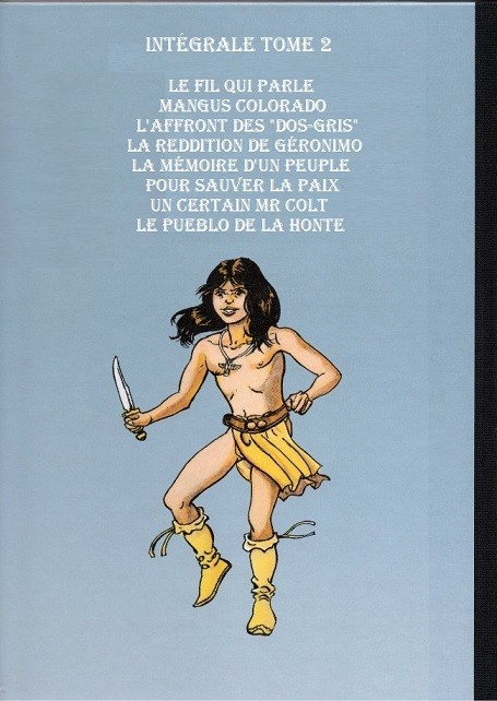 Verso de l'album Capitaine Apache Intégrale Tome 2