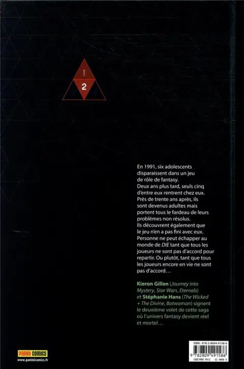 Verso de l'album Die 2 Scission