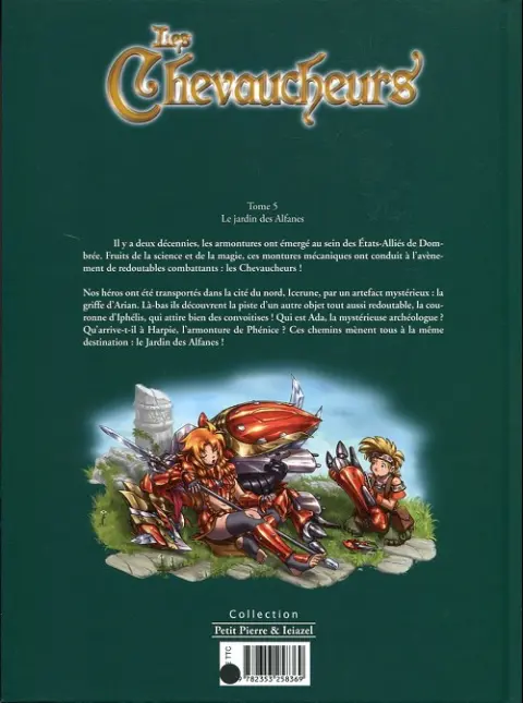 Verso de l'album Les Chevaucheurs Tome 5 Le jardin des alfanes