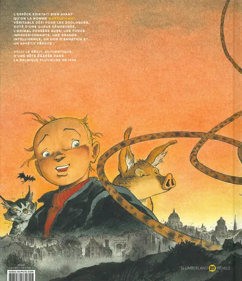 Verso de l'album La bête Tome 1