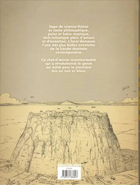 Verso de l'album L'Incal