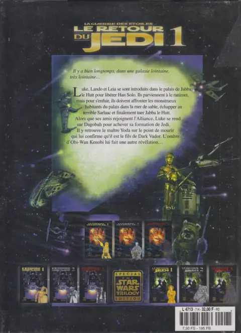 Verso de l'album Star Wars - Albums BD - Photo Tome 7 Le Retour du Jedi 1