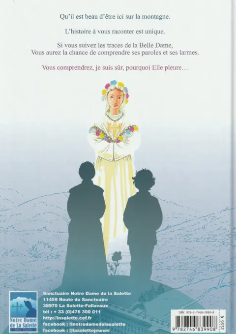 Verso de l'album La Salette