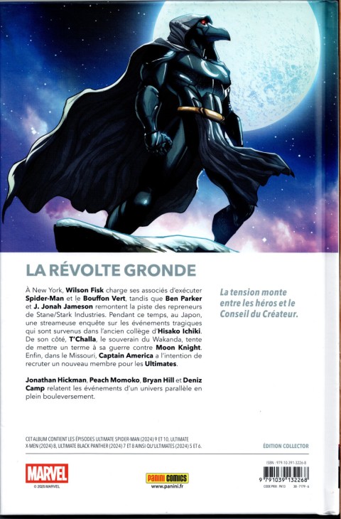 Verso de l'album Ultimate Universe Tome 5