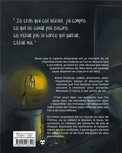 Verso de l'album Fragments Rassembler les coeurs brisés