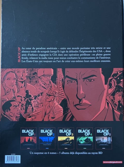 Verso de l'album Black Op Tome 1