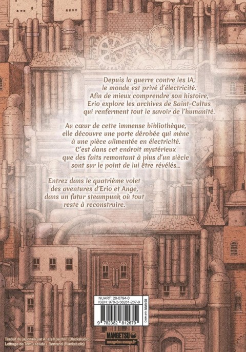 Verso de l'album Erio & the Electric doll 4