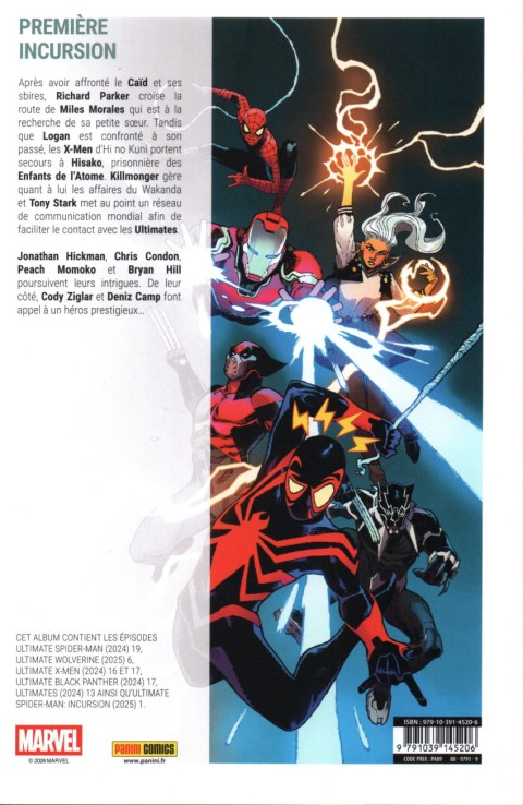 Verso de l'album Ultimate Universe 11