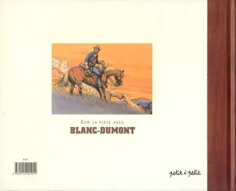 Verso de l'album Sur la piste avec Blanc-Dumont
