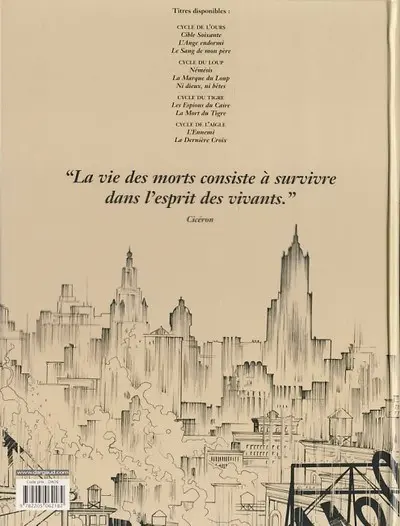 Verso de l'album La Croix de Cazenac Tome 10 La dernière croix